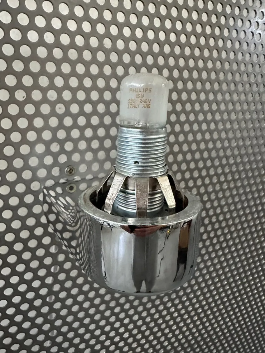 Best Pamono Vintage Wall Lamp in Chrome and Glass