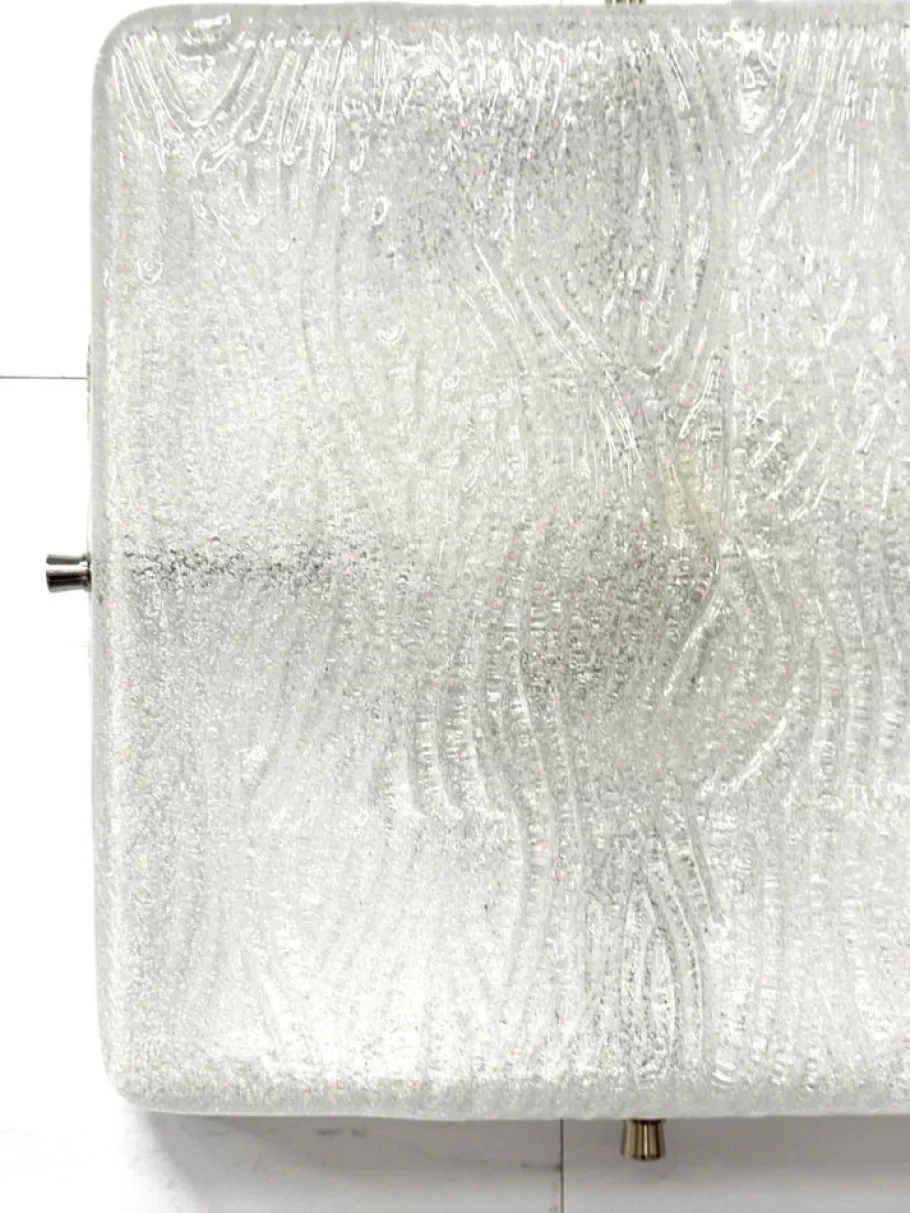 Clearance Pamono Vintage Wall Lamp in Glass from Kalmar, 1960s