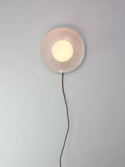 Best Pamono Vintage Wall Lamp in White Ceramic
