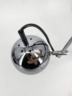 New Pamono Vintage Wall Lamp with Arch in Chrome, 1970s