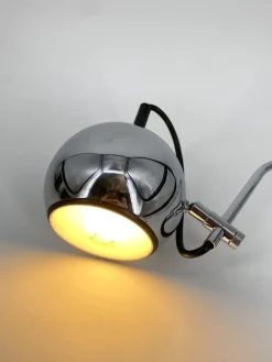 New Pamono Vintage Wall Lamp with Arch in Chrome, 1970s