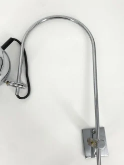 New Pamono Vintage Wall Lamp with Arch in Chrome, 1970s