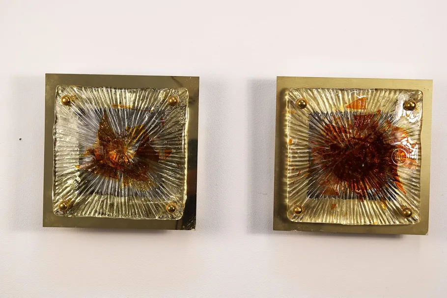 Hot Pamono Vintage Wall Lamps from La Murrina, 1970, Set of 2