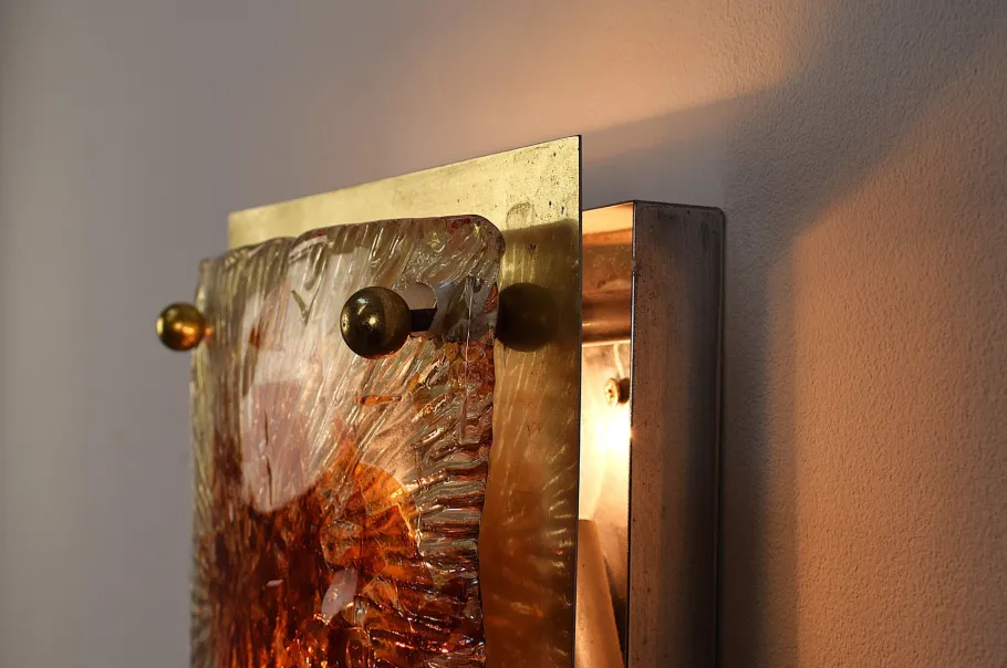 Hot Pamono Vintage Wall Lamps from La Murrina, 1970, Set of 2