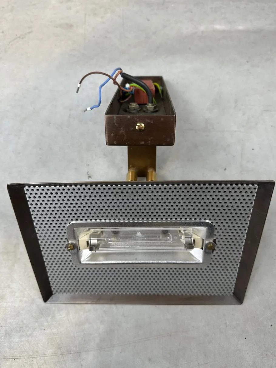 Pamono Vintage Wall Lamps in Bronze, Set of 2