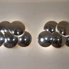 Best Pamono Vintage Wall Lamps with Chromed Steel Discs by Goffredo Reggiani, 1970s, Set of 2