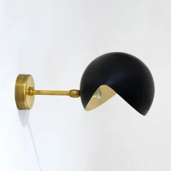 Hot Pamono Vintage Wall Light in Brass and Aluminium, 1950s
