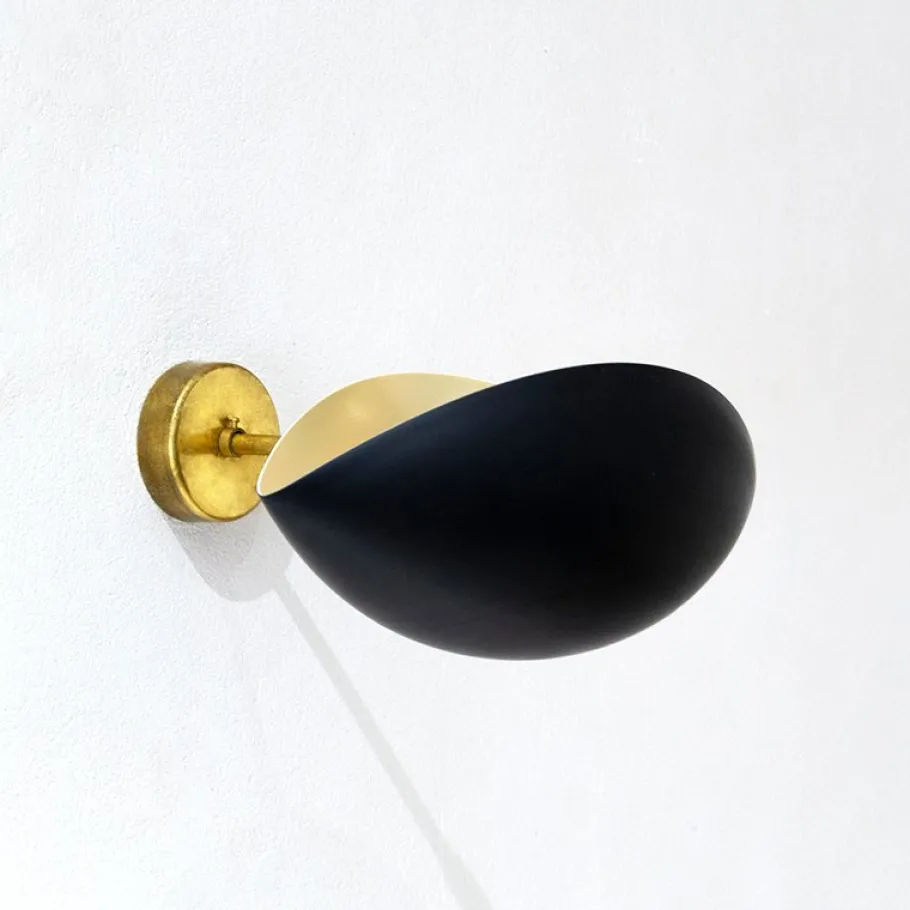 Hot Pamono Vintage Wall Light in Brass and Aluminium, 1950s