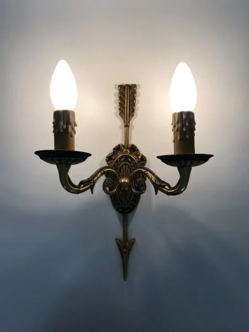Sale Pamono Vintage Wall Light in Bronze, 1920s
