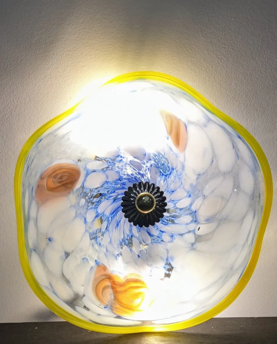 Sale Pamono Vintage Wall Light in Murano Glass