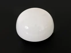 New Pamono Vintage Wall Light in White Opaline Globe, 1960s