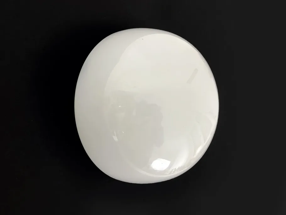 New Pamono Vintage Wall Light in White Opaline Globe, 1960s
