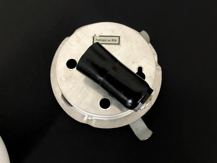 New Pamono Vintage Wall Light in White Opaline Globe, 1960s