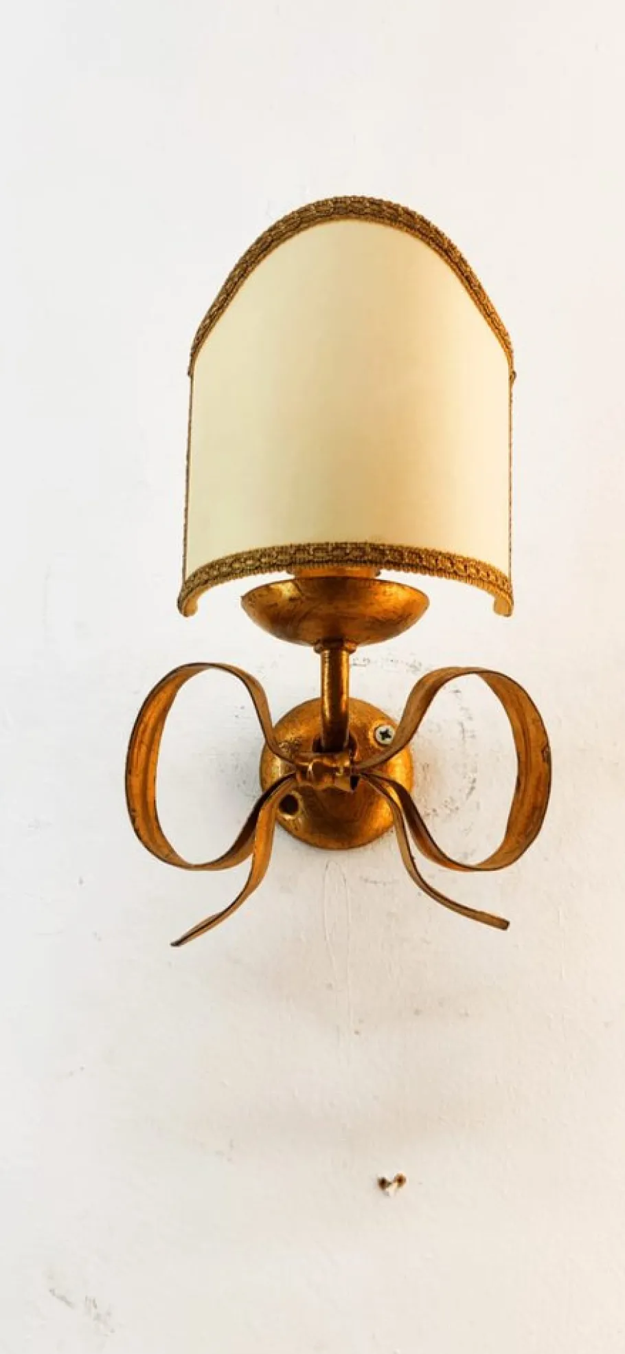Hot Pamono Vintage Wall Light in Wrought Iron