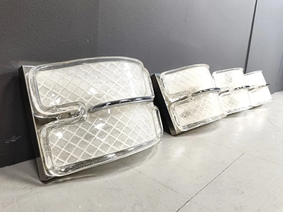 Pamono Vintage Wall Sconce in Murano Glass, 1970s