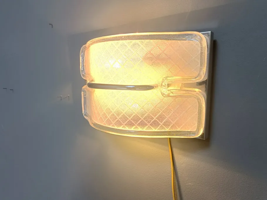 Pamono Vintage Wall Sconce in Murano Glass, 1970s