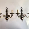 Clearance Pamono Vintage Wall Sconces in Bronze, France, 1970s, Set of 2