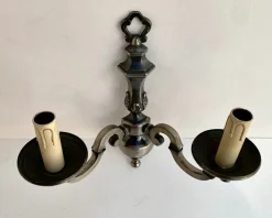 Clearance Pamono Vintage Wall Sconces in Bronze, France, 1970s, Set of 2