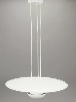 New Pamono Vintage White Fata Morgana Lamps by Hans-Agne Jakobsson for Markaryard, Set of 2