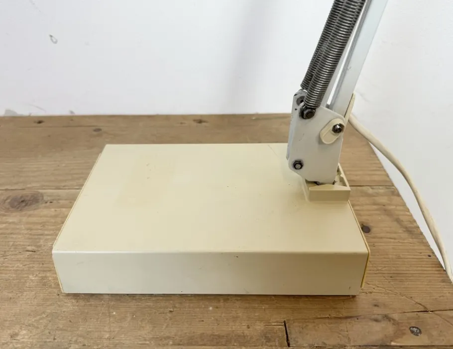 Clearance Pamono Vintage White Italian Architect Table Lamp, 1970s