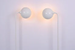 Best Pamono Vintage White Metal Floor Lights from Hala, 1980s, Set of 2