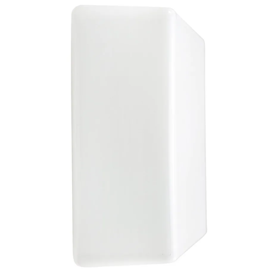 Pamono Vintage White Opaline Glass Wall Lamp by Rudolf Zimmermann for RZB