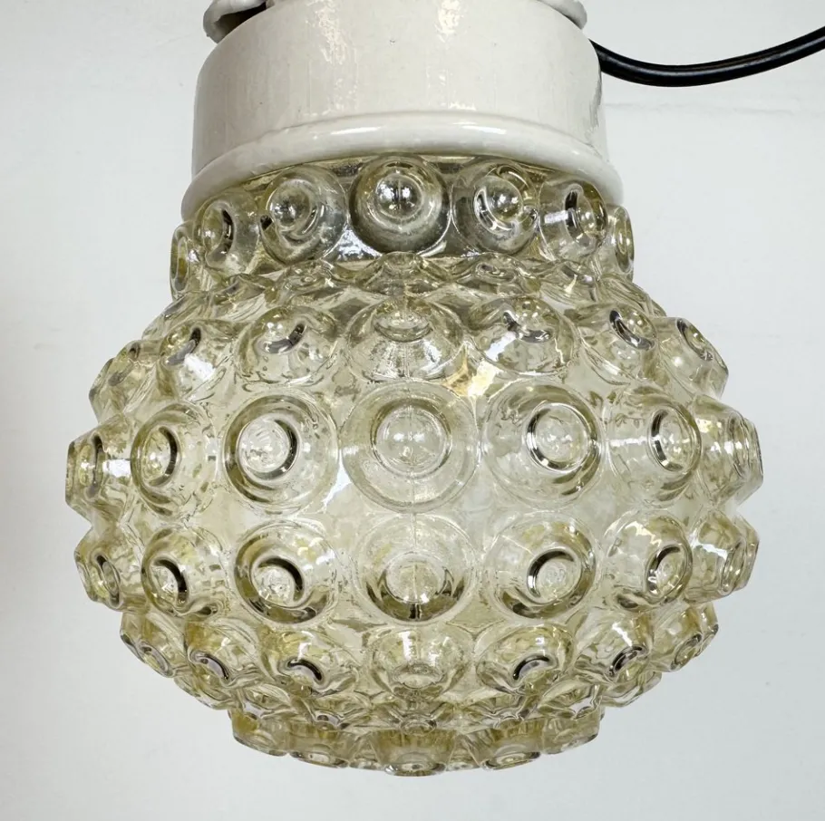 Hot Pamono Vintage White Porcelain Pendant Light, 1970s