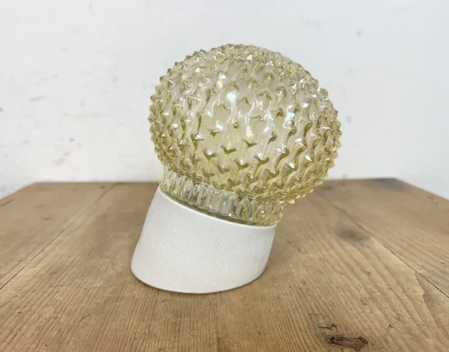 Sale Pamono Vintage White Porcelain Wall Light, 1970s