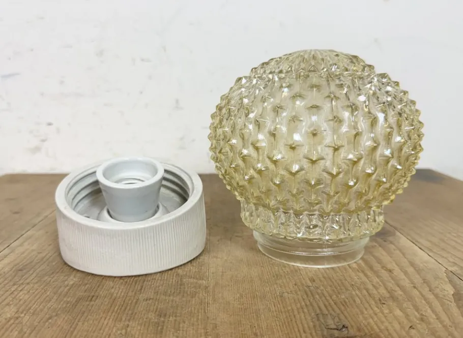 Sale Pamono Vintage White Porcelain Wall Light, 1970s