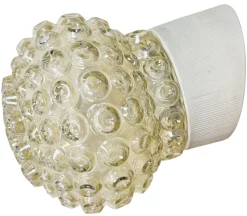 Best Pamono Vintage White Porcelain Wall Light, 1970s