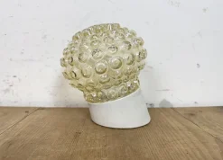 Best Pamono Vintage White Porcelain Wall Light, 1970s