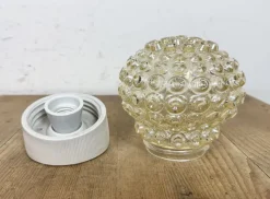 Best Pamono Vintage White Porcelain Wall Light, 1970s