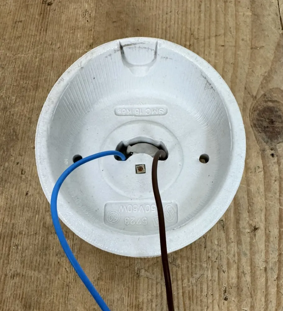 Best Pamono Vintage White Porcelain Wall Light, 1970s