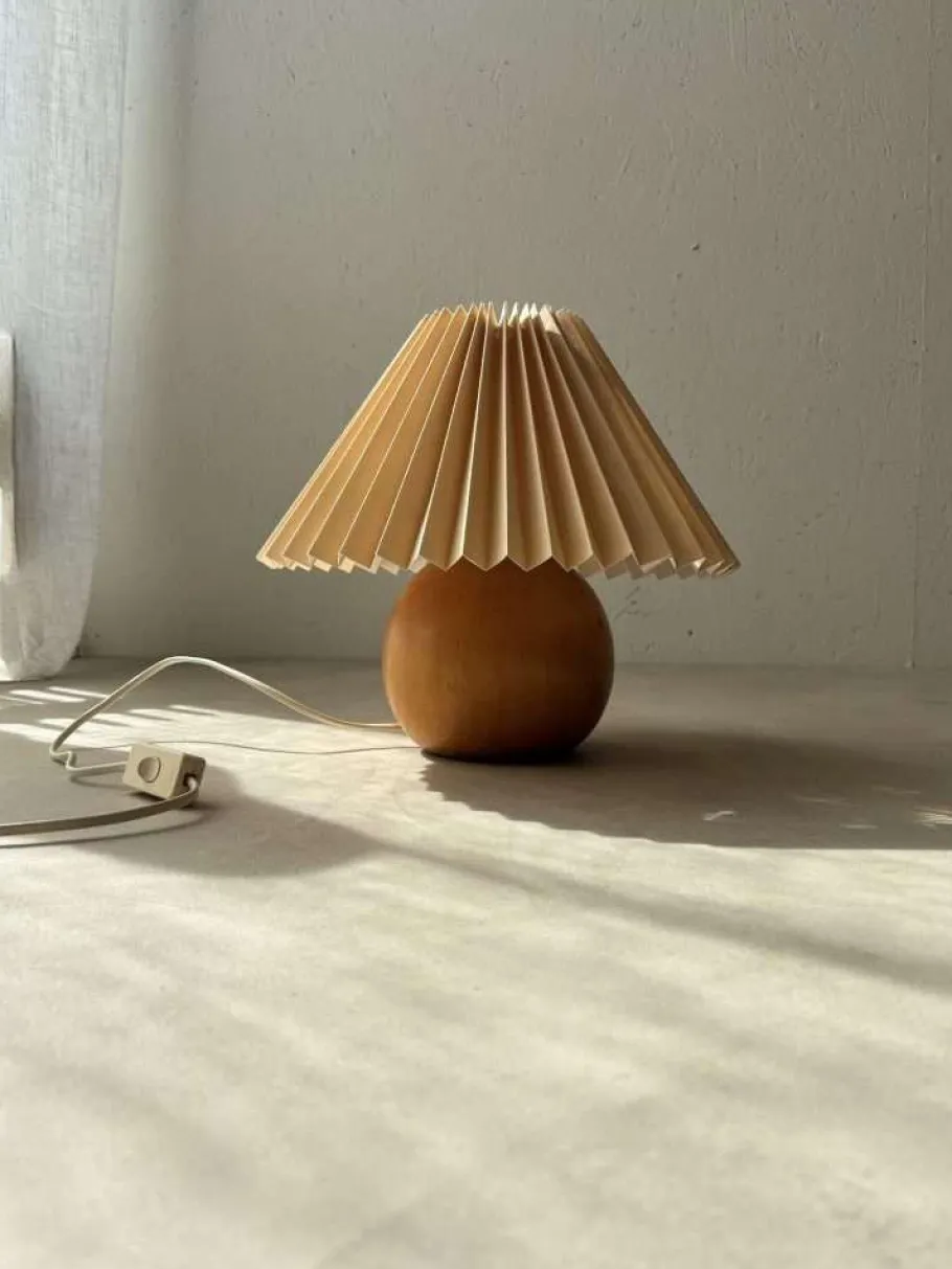 Hot Pamono Vintage Wooden Table Lamp, 1970s