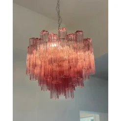 Best Pamono Violet-Amethyst Tronchi Murano Glass Chandelier by Simoeng