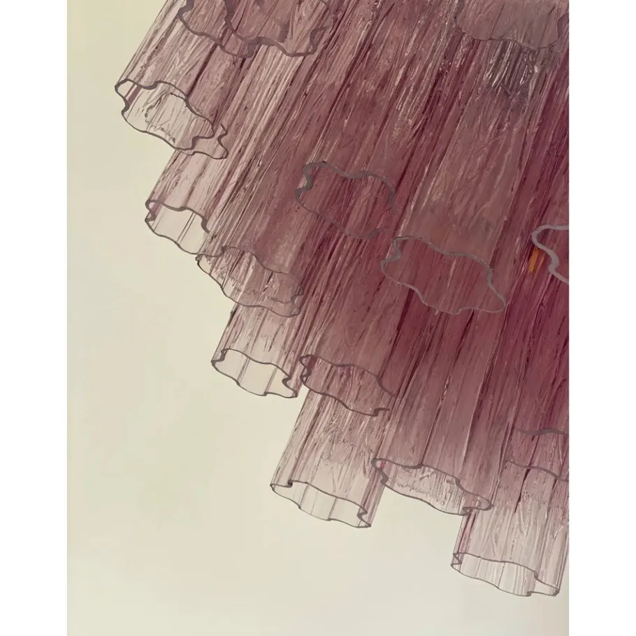Best Pamono Violet-Amethyst Tronchi Murano Glass Chandelier by Simoeng