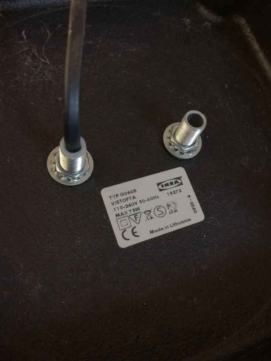 New Pamono Vistofta Floor Lamp from Ikea, Lithuania, 1980s