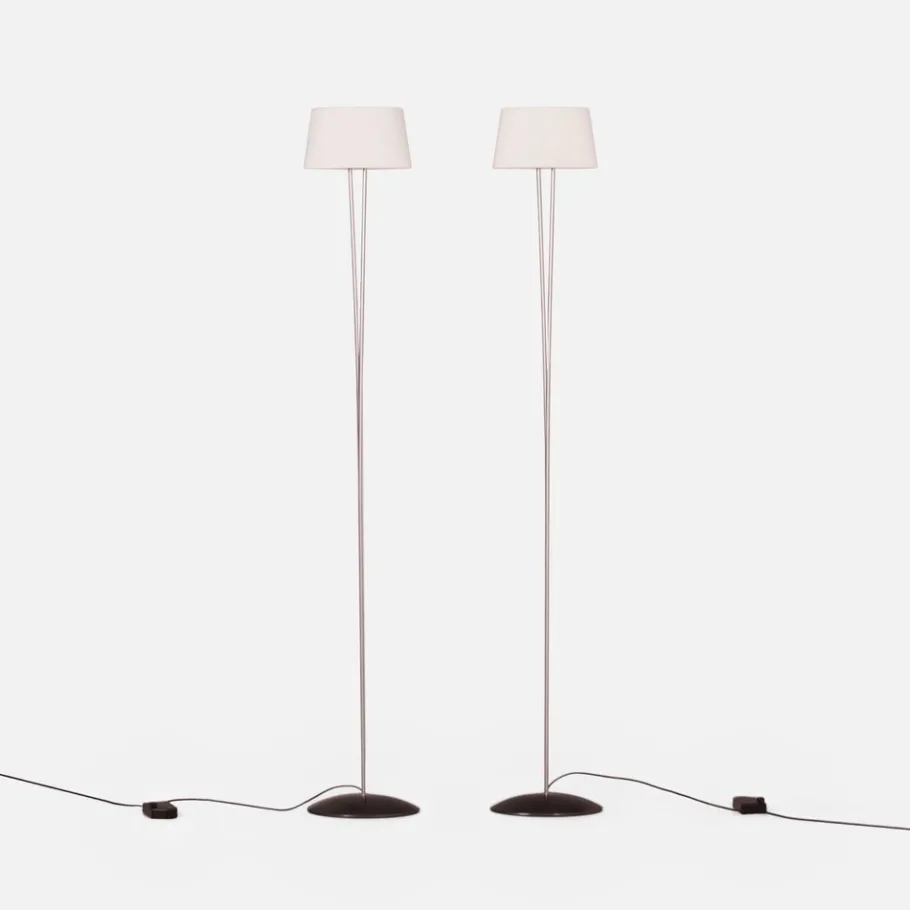 New Pamono Vitt Terra Floor Lamps in Murano Glass by Valerio Bottin for Foscarini, 1990s, Set of 2