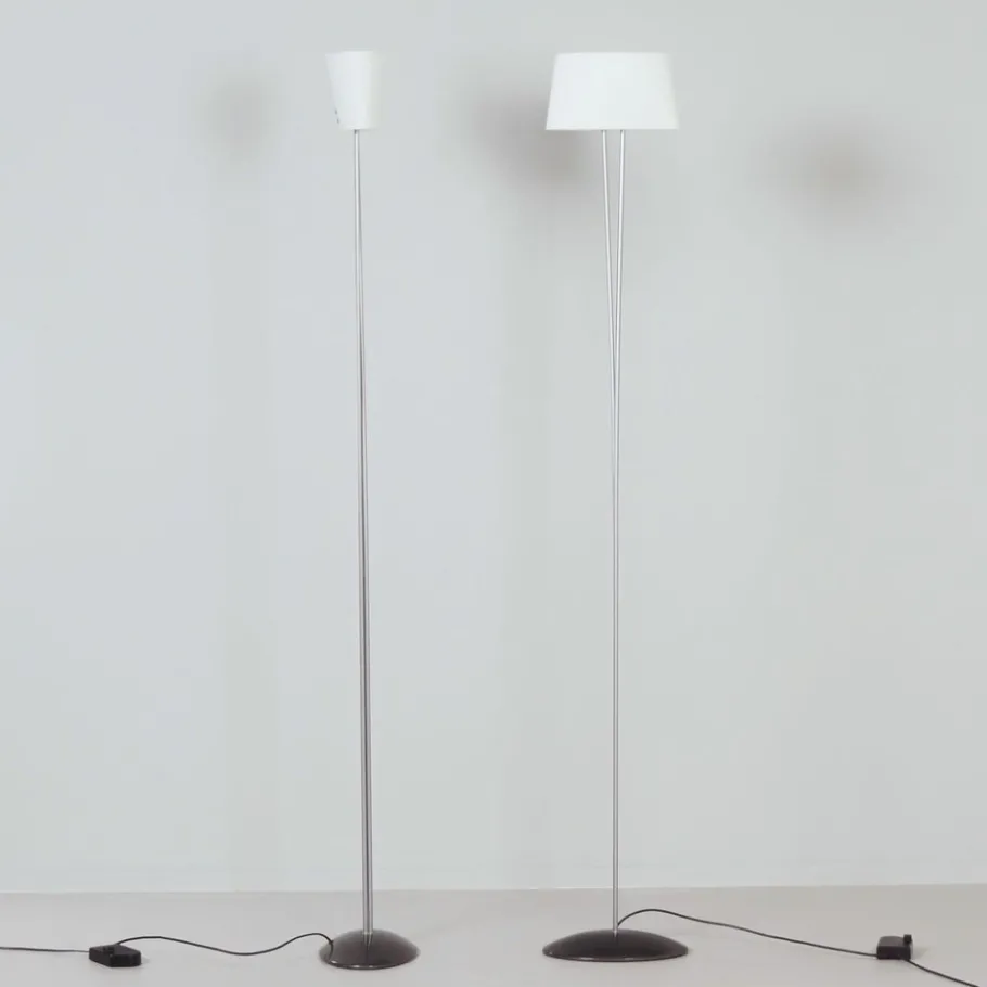 New Pamono Vitt Terra Floor Lamps in Murano Glass by Valerio Bottin for Foscarini, 1990s, Set of 2