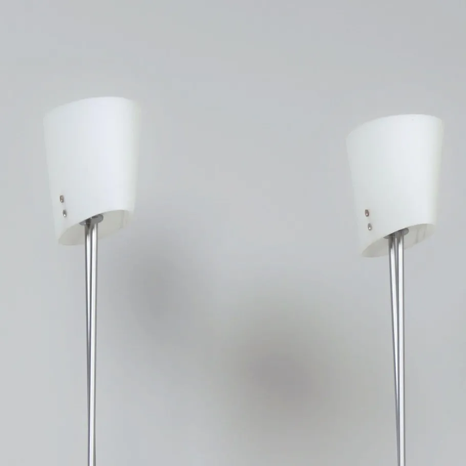 New Pamono Vitt Terra Floor Lamps in Murano Glass by Valerio Bottin for Foscarini, 1990s, Set of 2