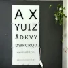 Best Pamono Wall Eye Exam Chart Lamp from Ikea, 1990s