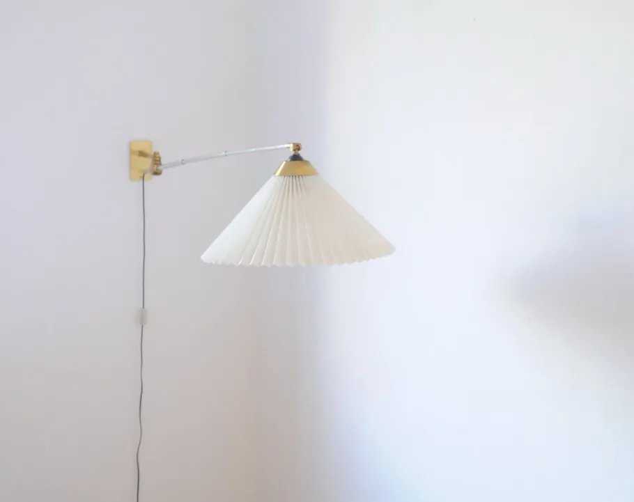 New Pamono Wall Lamp by Hvidt & Mølgaard for Le Klint, 1963