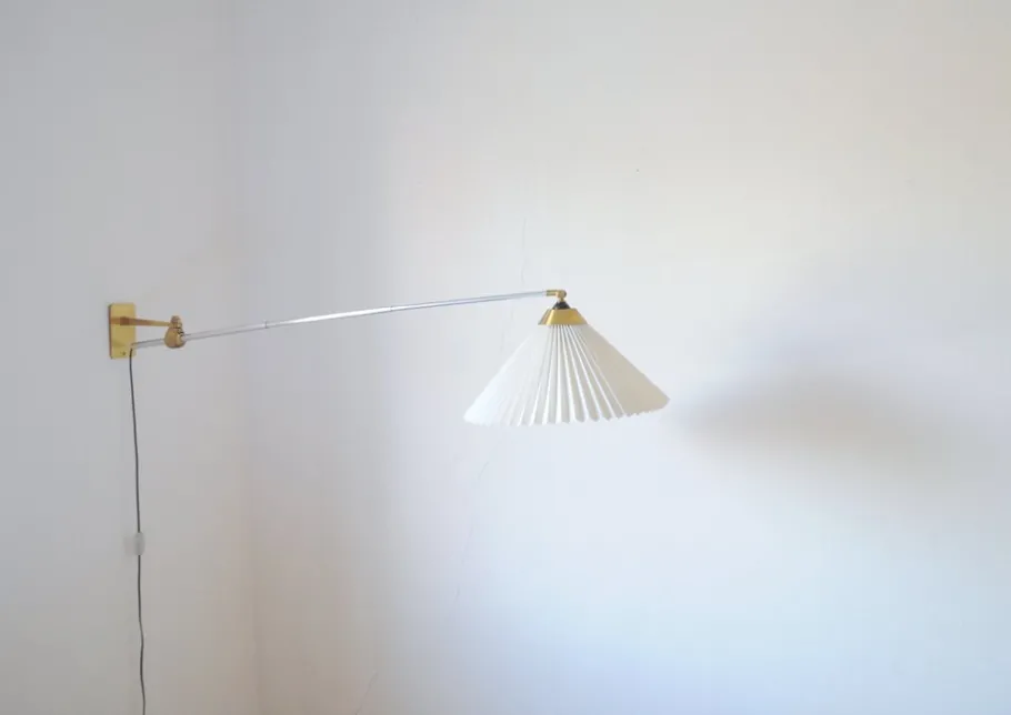 New Pamono Wall Lamp by Hvidt & Mølgaard for Le Klint, 1963