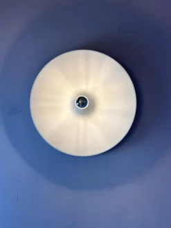 Sale Pamono Wall Lamp Diskus in White by Charlotte Perriand for Honsel