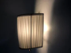 New Pamono Wall Lamp in Brass and Silk attributed to Josef Frank, Austria, 1933