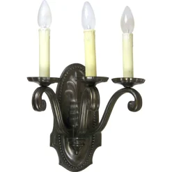 New Pamono Wall Lamp in Brass, 1910s