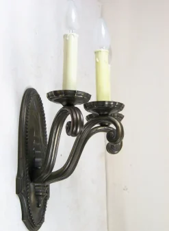 New Pamono Wall Lamp in Brass, 1910s