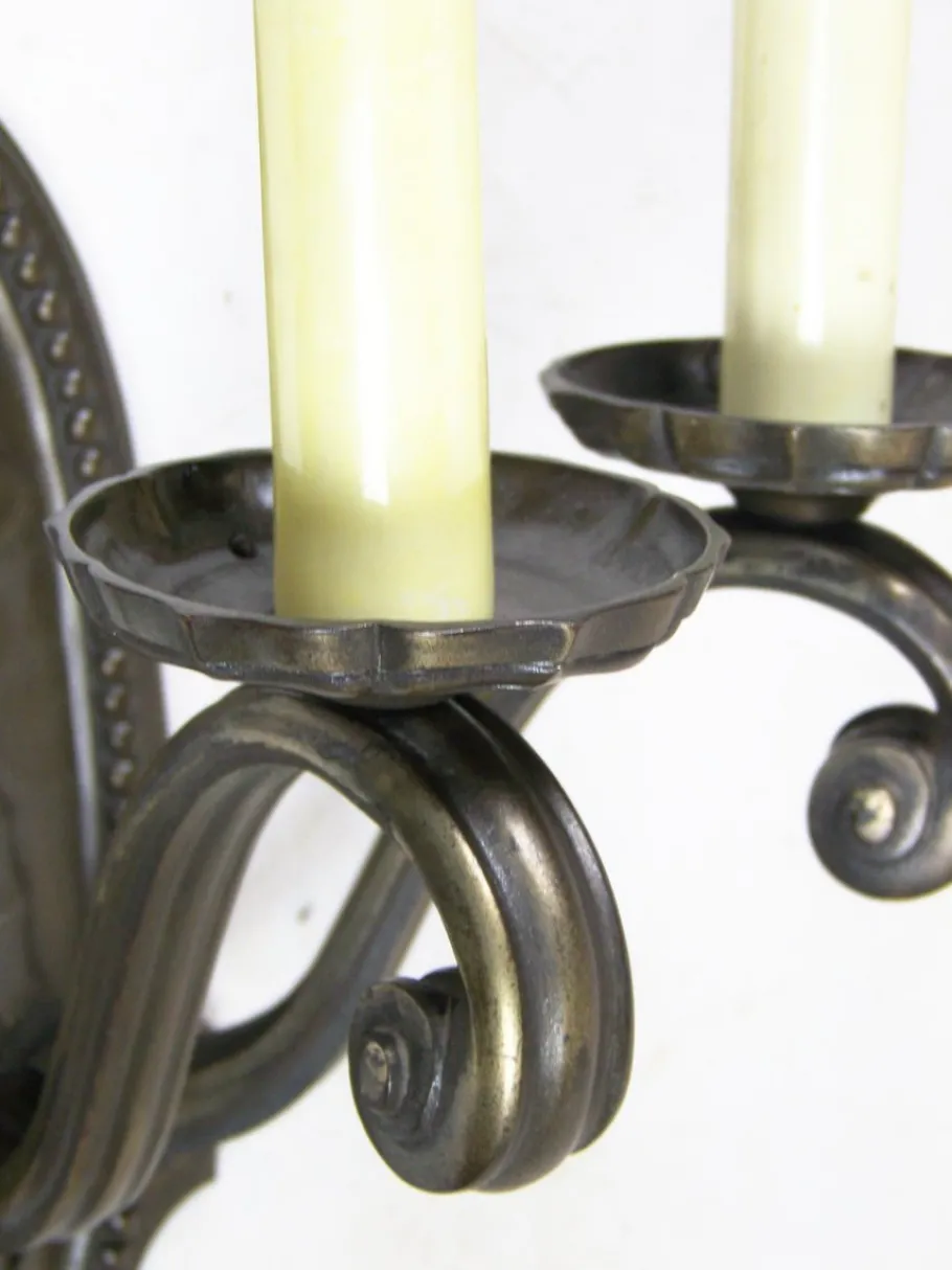 New Pamono Wall Lamp in Brass, 1910s