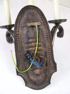 New Pamono Wall Lamp in Brass, 1910s