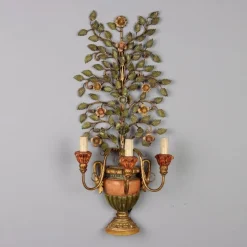 Clearance Pamono Wall Lamp in Iron and Sheet Metal